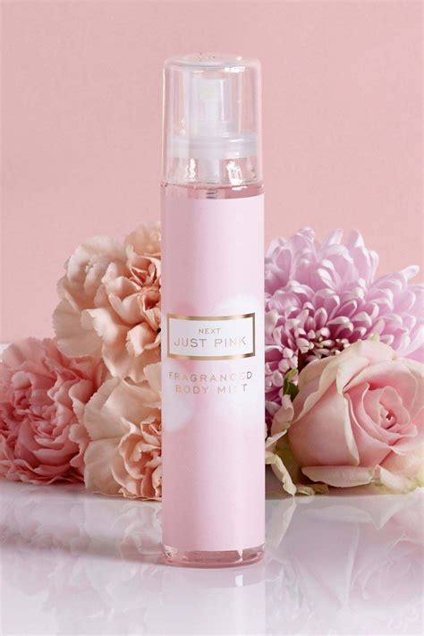 next just pink body mist.